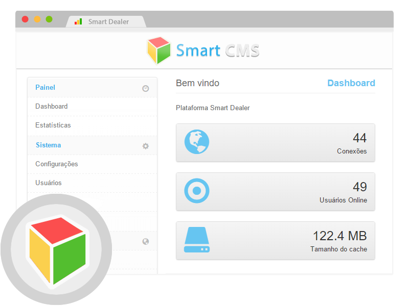 tela do Smart CMS